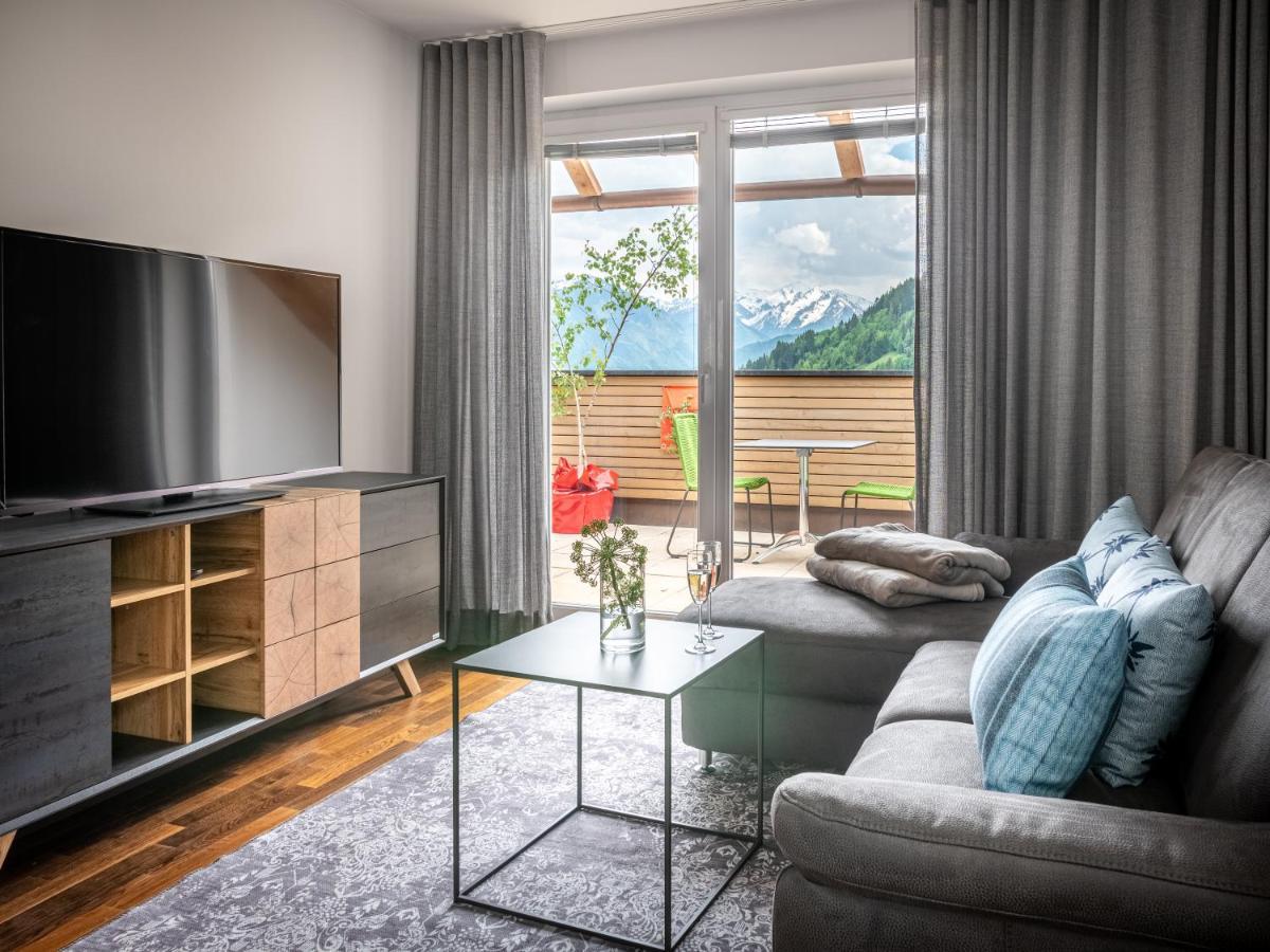 Der Sonnberg Alpinlodges - Apartments Mit Seeblick, Privater Sauna Und Self Check-In Zell am See Exterior photo